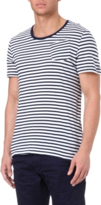 G STAR Breton-striped t-shirt