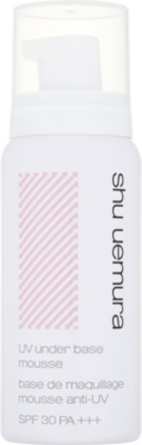 SHU UEMURA UV under base mousse SPF 30 PA+++ pink