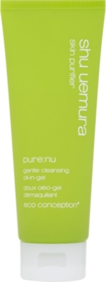 SHU UEMURA pure:nu oil&ndash;in&ndash;gel cleanser