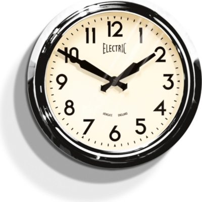 NEWGATE 50's clock polished aluminium