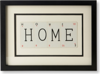 VINTAGE PLAYING CARDS Home frame
