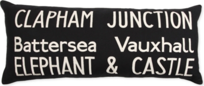  Clapham Bus Route cushion