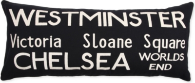  Westminster Bus Route cushion