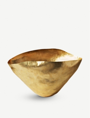 TOM DIXON - ECLECTIC Bash small brass vessel 31cm