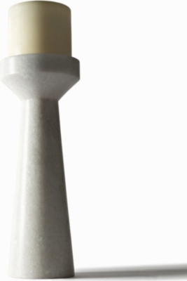 TOM DIXON - ECLECTIC Stone marble candleholder 26cm