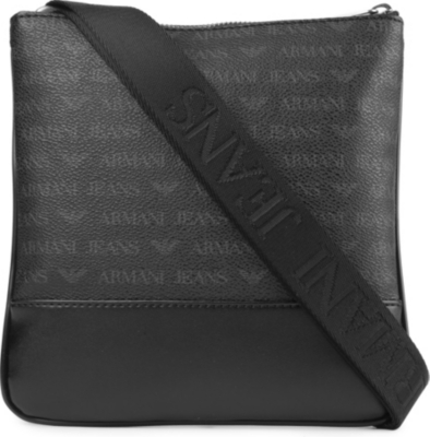 ARMANI JEANS Small logo messenger bag