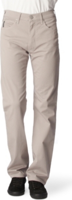 ARMANI JEANS Stretch-cotton chinos