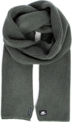 ARMANI JEANS Wool dip-dye scarf