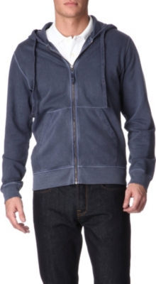ARMANI JEANS Printed-back hoody