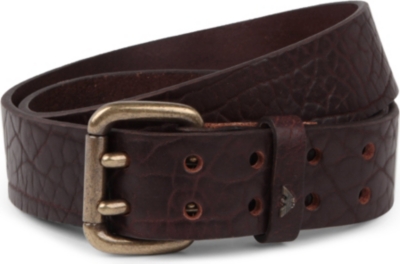 ARMANI JEANS Double-prong belt
