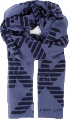 ARMANI JEANS Repeated eagle scarf