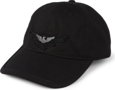 ARMANI JEANS Eagle ribbon baseball cap
