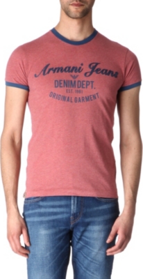 ARMANI JEANS Appliqué logo t-shirt