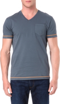 ARMANI JEANS Contrast-stitch t-shirt