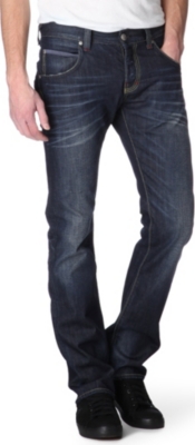 ARMANI JEANS J08 slim-fit straight jeans