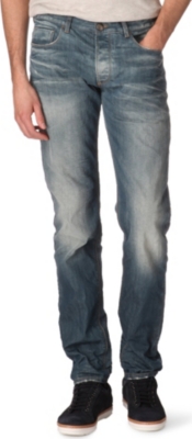 ARMANI JEANS J17 slim tapered-leg jeans
