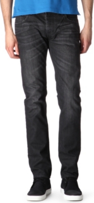 ARMANI JEANS J23 slim-fit tapered jeans
