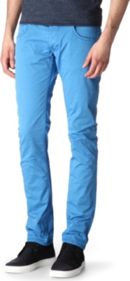 ARMANI JEANS Slim-fit comfort-fabric tapered jeans