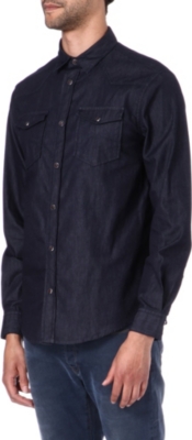 ARMANI JEANS Clean denim shirt
