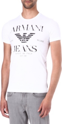 ARMANI JEANS Logo-printed t-shirt