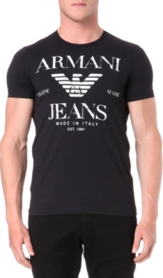 ARMANI JEANS Big logo t-shirt