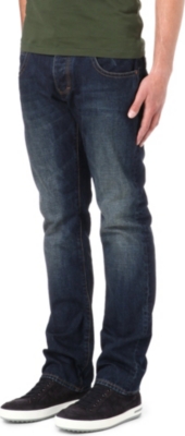 ARMANI JEANS J08 slim-fit straight jeans