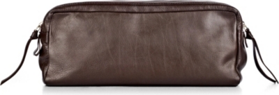 MAKE Leather wash bag large
