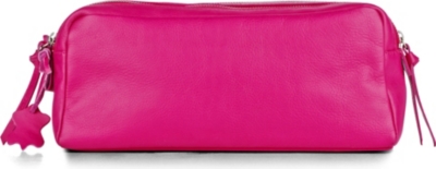 MAKE Leather wash bag large