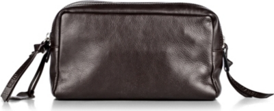 MAKE Leather wash bag medium