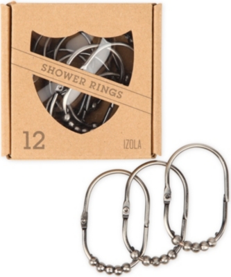 IZOLA Shower curtain rings