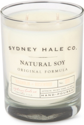 SYDNEY HALE CO. Magnolia and Rosewood candle