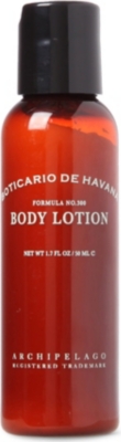 ARCHIPELAGO Boticario de Havana travel body lotion 50ml