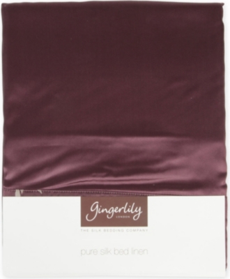 GINGERLILY Anais prune flat sheet