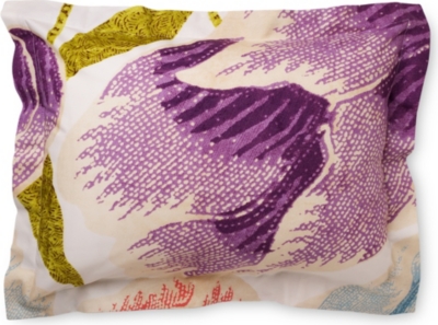 DIANE VON FURSTENBERG Floral Batik rectangular pillow