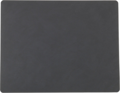 LIND DNA: Square nupo anthracite table mat