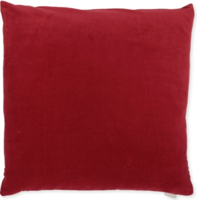 LINUM Marcel cotton velvet cushion