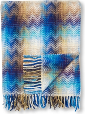 MISSONI HOME Montgomery throw multi blue