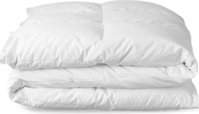 SELFRIDGES New white Hungarian goosedown duvet 9 tog