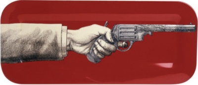 FORNASETTI Braccio con pistola tray