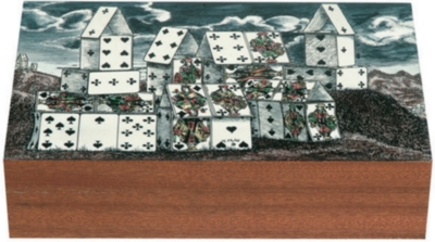 FORNASETTI Citt&agrave;a di carte playing cards box