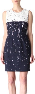 ELIE TAHARI Emory print shift dress