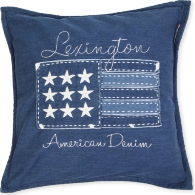 LEXINGTON Denim Flag cushion