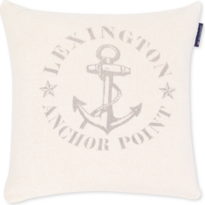 LEXINGTON Anchor Point knitted cushion