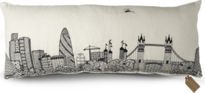 CHARLENE MULLEN The Gherkin and Tower Bridge cushion