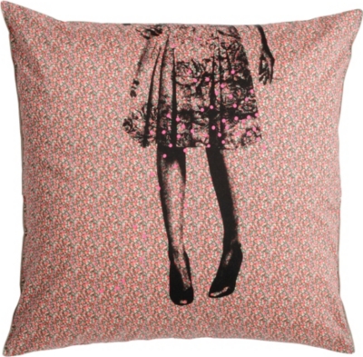 LA CERISE SUR LE GATEAU Alice Liberty cushion cover