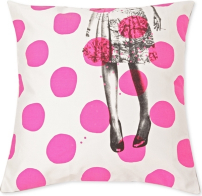 LA CERISE SUR LE GATEAU Spotty Alice cushion cover