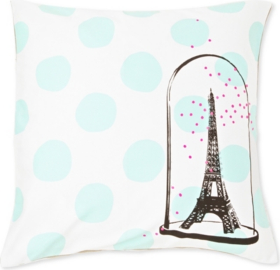 LA CERISE SUR LE GATEAU Eiffel Tower cushion cover
