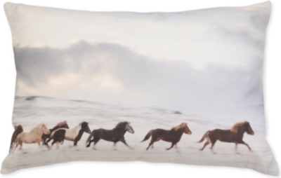 BY NORD Icelandic Horses Gallop cushion