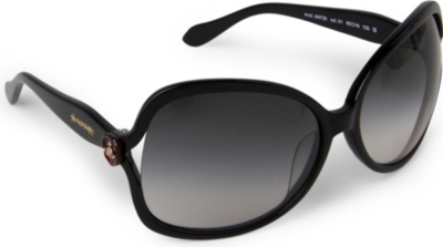 ANGLOMANIA ACCESSORIES Oversized square-frame sunglasses (Black