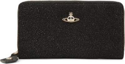 VIVIENNE WESTWOOD Hollywood glitter-embellished wallet